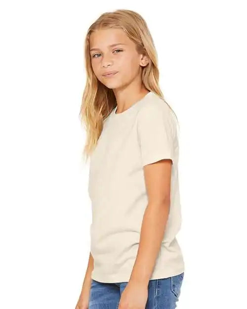 Bella + Canvas 3001y Youth Jersey Tee - Natural
