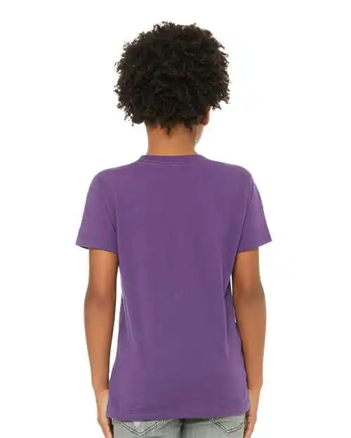 Bella + Canvas 3001y Youth Jersey Tee - Royal Purple