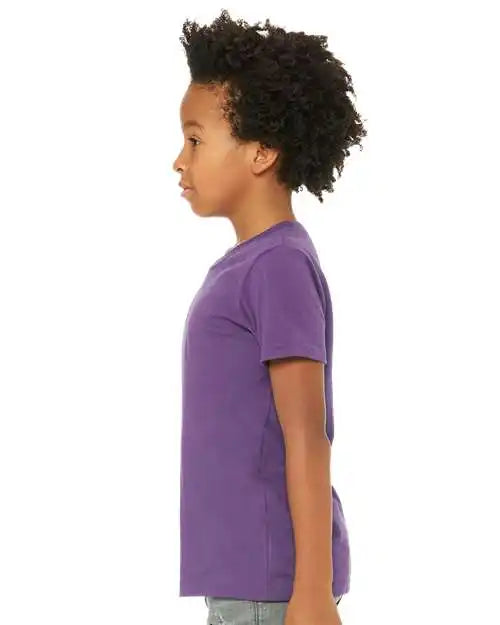 Bella + Canvas 3001y Youth Jersey Tee - Royal Purple