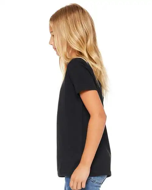 Bella + Canvas 3001y Youth Jersey Tee - Vintage Black
