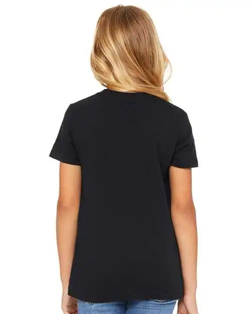 Bella + Canvas 3001y Youth Jersey Tee - Vintage Black