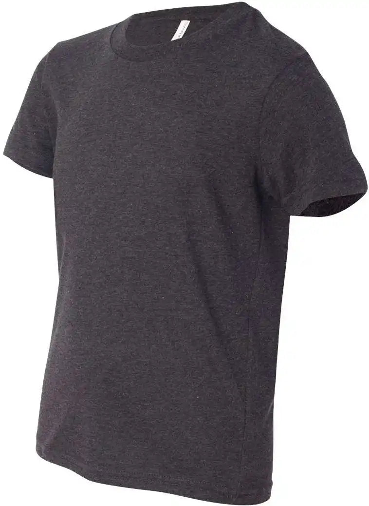 Bella + Canvas 3001ycvc Youth Cvc Jersey Tee - Dark Grey Heather