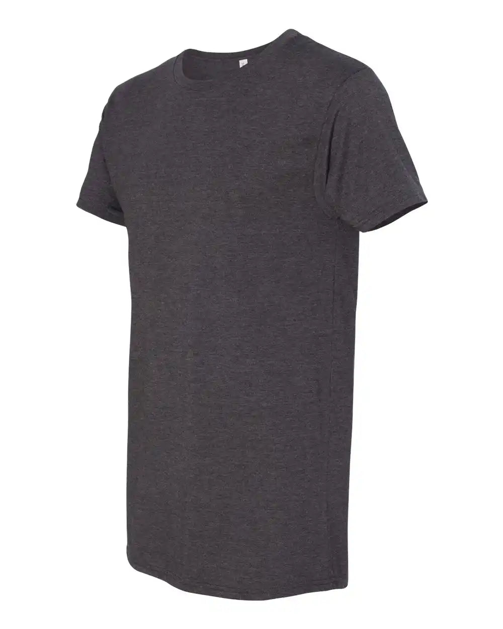 Bella + Canvas 3006 Long Body Urban Tee - Dark Grey Heather - s