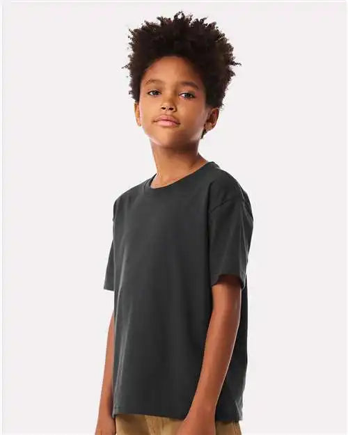 Bella + Canvas 3010y Youth 6oz. Heavyweight Tee - Dark Grey