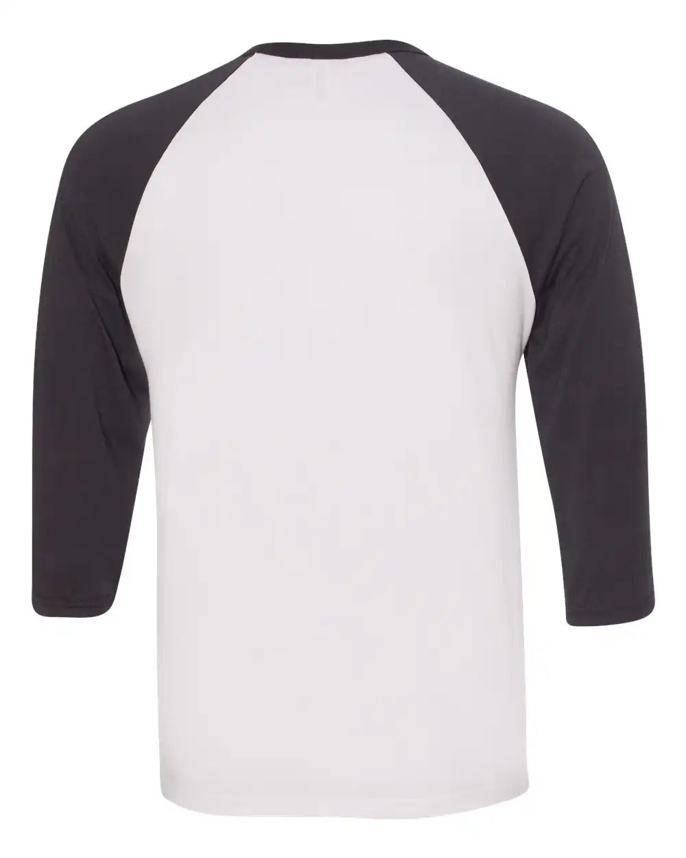 Bella + Canvas 3200c Three-quarter Sleeve Baseball Tee - 3200 - White Dark Grey