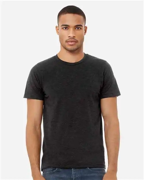 Bella + Canvas 3413 Triblend Tee - Charcoal Black