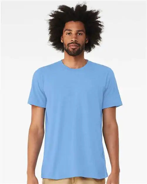 Bella + Canvas 3413 Triblend Tee - Solid Carolina Blue