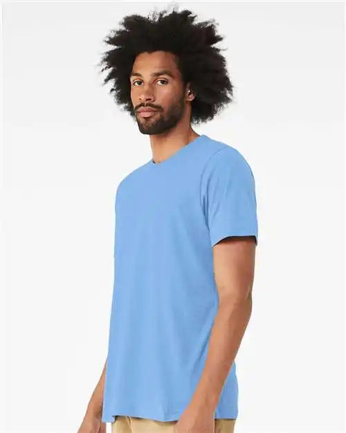 Bella + Canvas 3413 Triblend Tee - Solid Carolina Blue