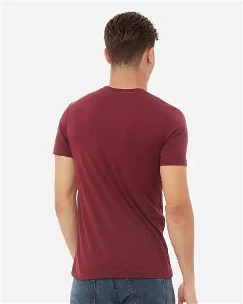 Bella + Canvas 3413 Triblend Tee - Solid Maroon