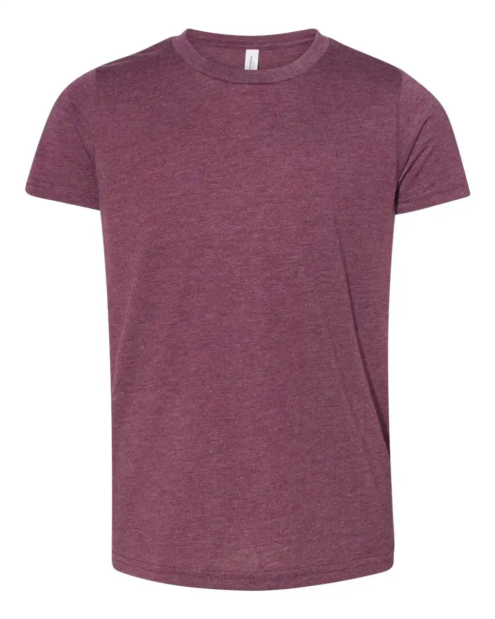 Bella + Canvas 3413y Youth Triblend Tee - Maroon - s