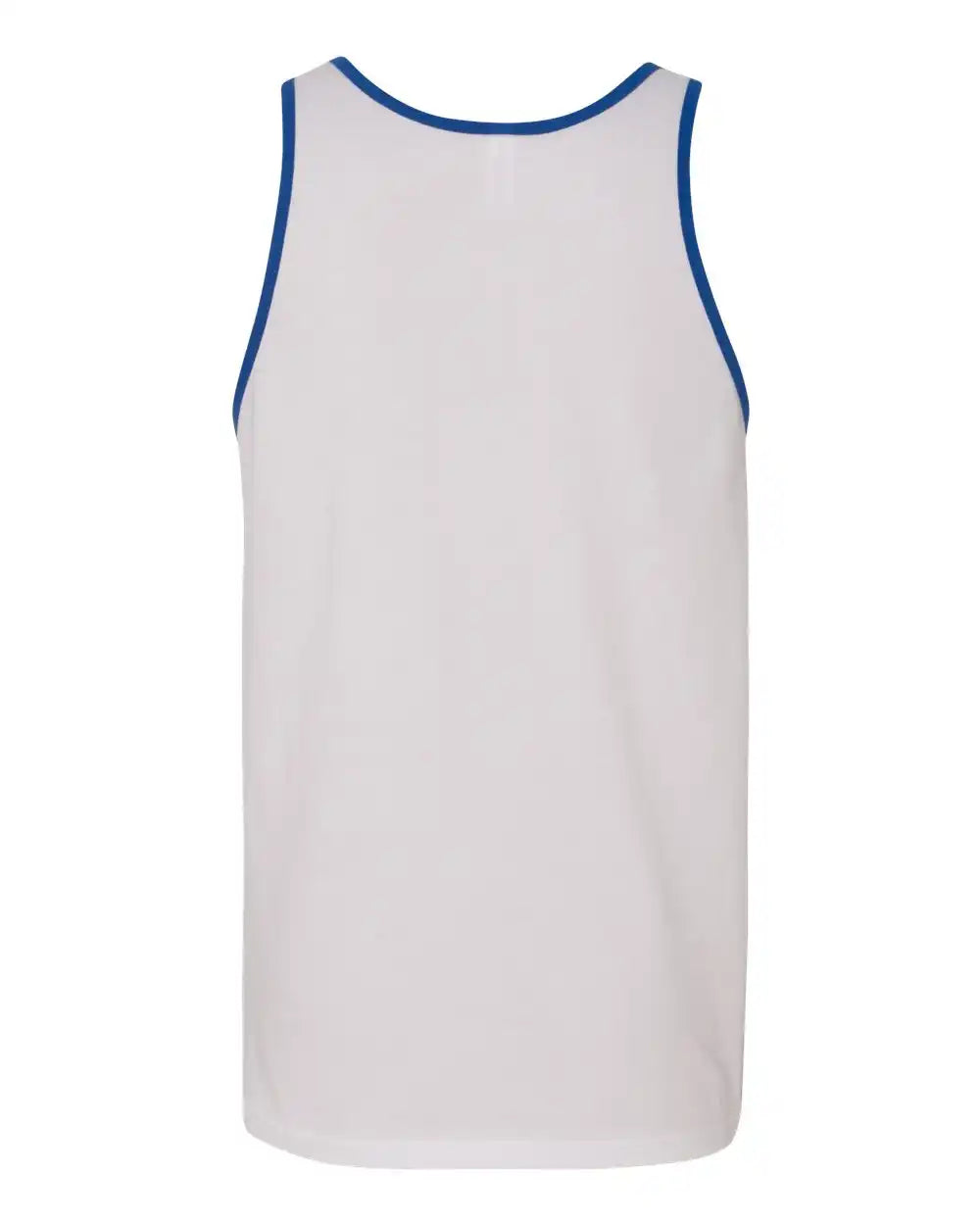 Bella + Canvas 3480c Jersey Tank - 3480 - White True Royal