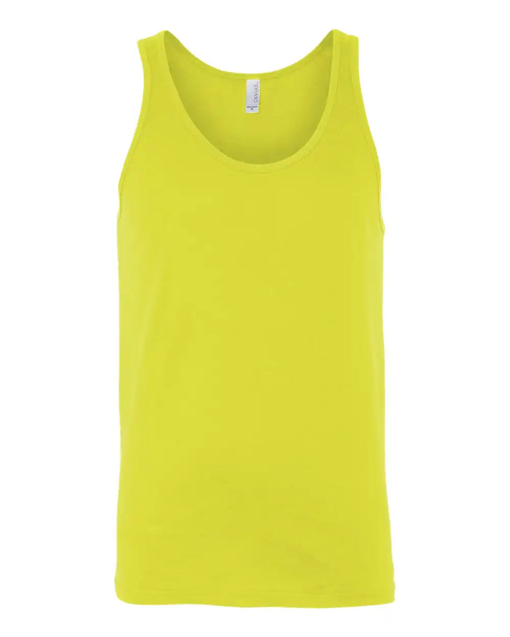 Bella + Canvas 3480cvc Heather Cvc Tank - Neon Yellow - Xs