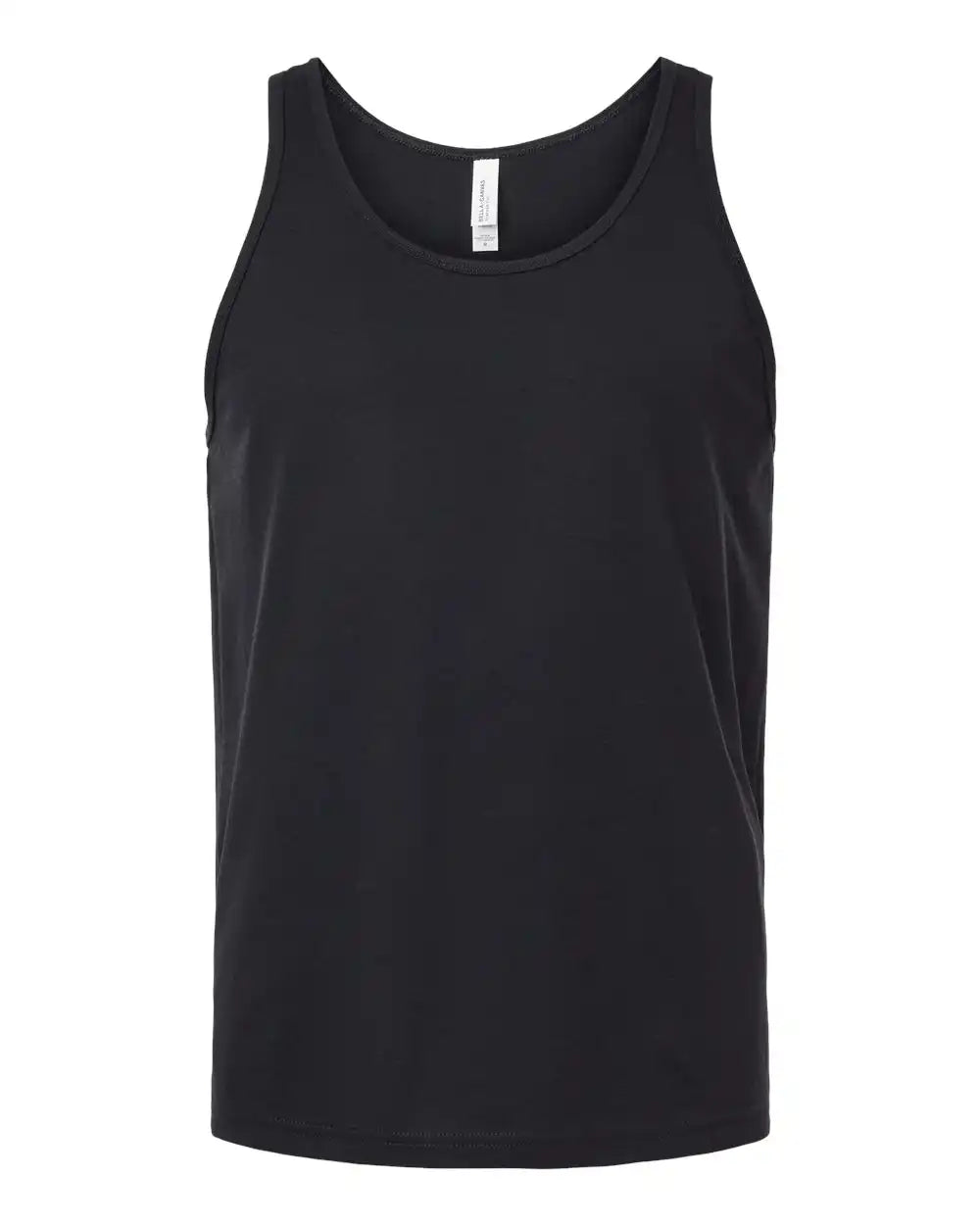 Bella + Canvas 3480cvc Heather Cvc Tank - Solid Black Blend - Xs
