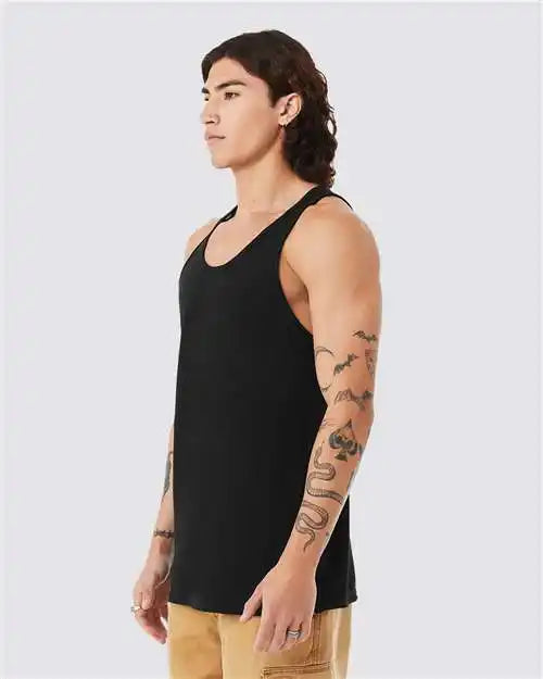Bella + Canvas 3484 Triblend Tank - Solid Black