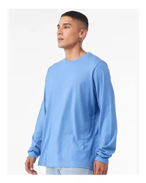 Bella + Canvas 3501 Jersey Long Sleeve Tee - Carolina Blue