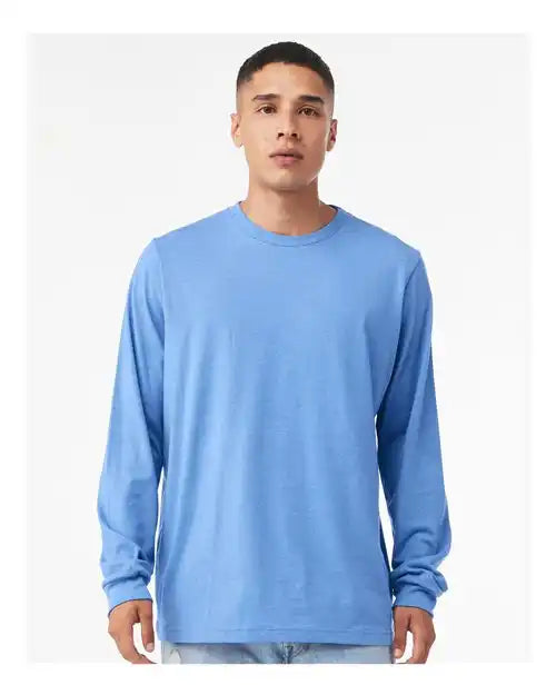 Bella + Canvas 3501 Jersey Long Sleeve Tee - Carolina Blue