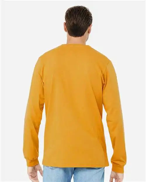 Bella + Canvas 3501 Jersey Long Sleeve Tee - Mustard
