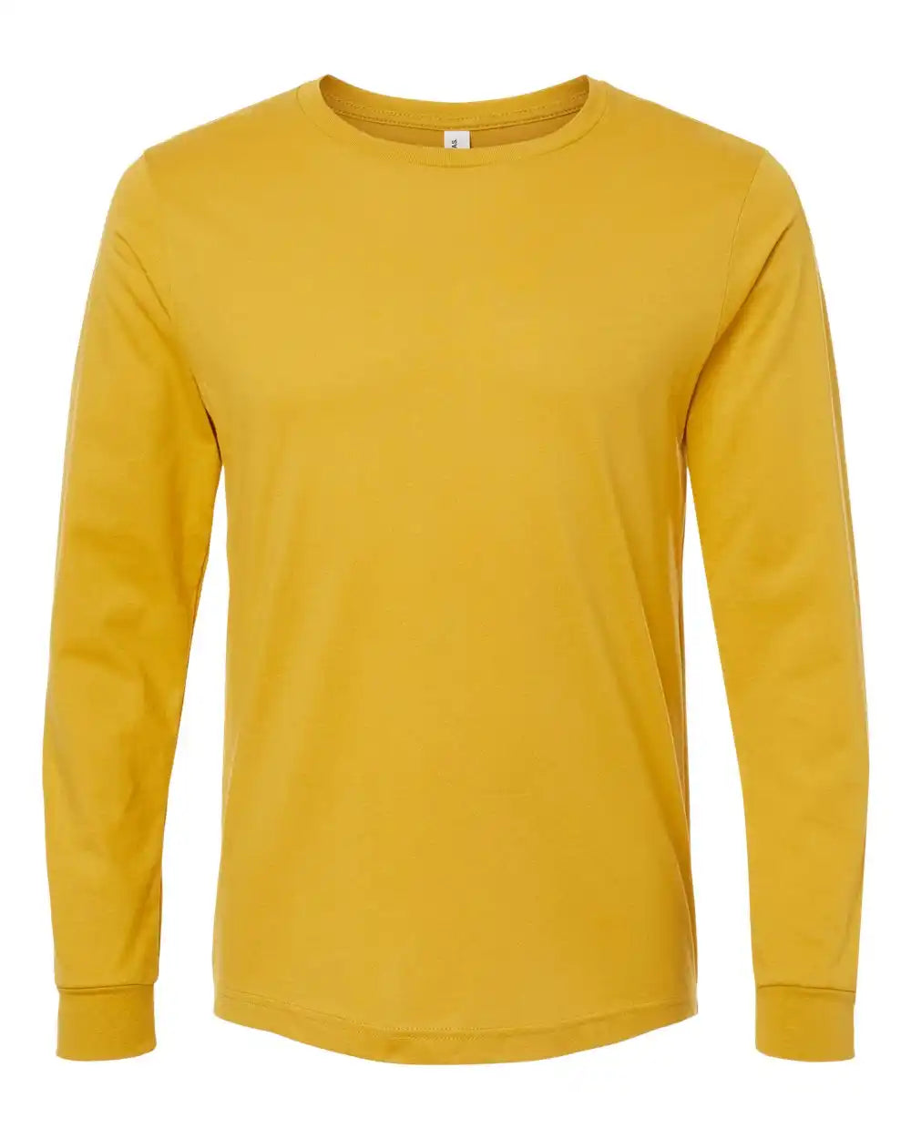 Bella + Canvas 3501 Jersey Long Sleeve Tee - Mustard - Xs
