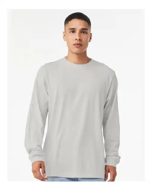 Bella + Canvas 3501 Jersey Long Sleeve Tee - Silver