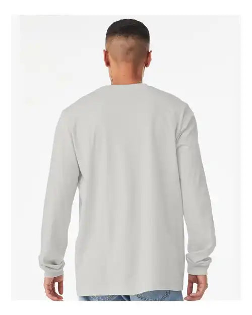 Bella + Canvas 3501 Jersey Long Sleeve Tee - Silver