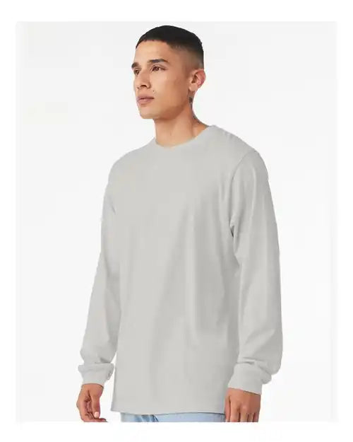 Bella + Canvas 3501 Jersey Long Sleeve Tee - Silver