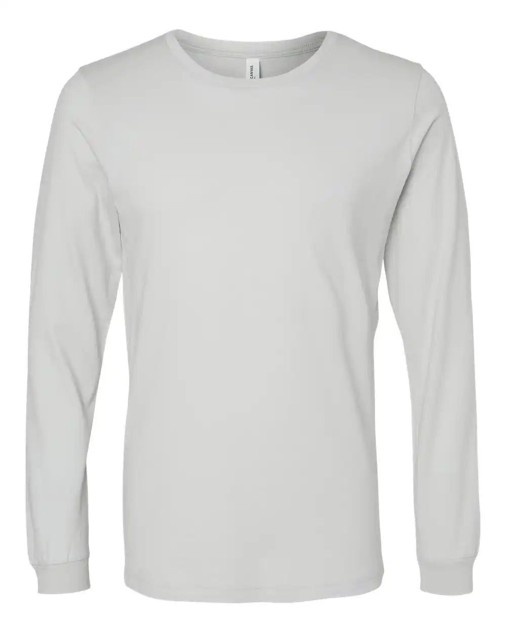 Bella + Canvas 3501 Jersey Long Sleeve Tee - Silver - Xs