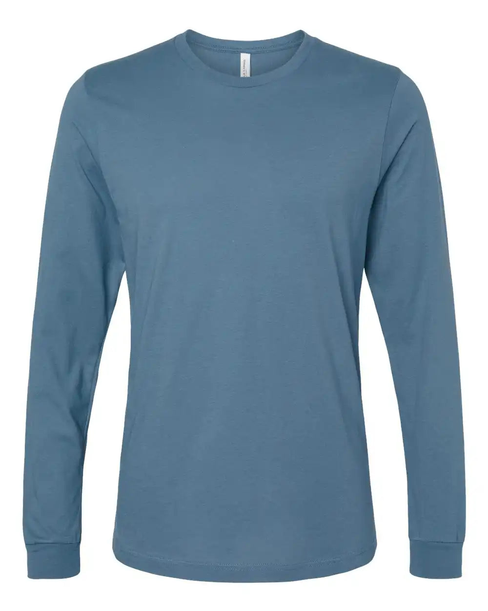 Bella + Canvas 3501 Jersey Long Sleeve Tee - Steel Blue - Xs