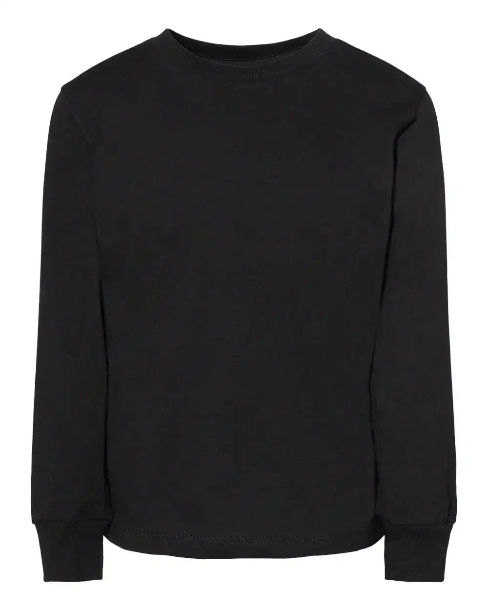 Bella + Canvas 3501t Toddler Jersey Long Sleeve Tee - Black - 4t