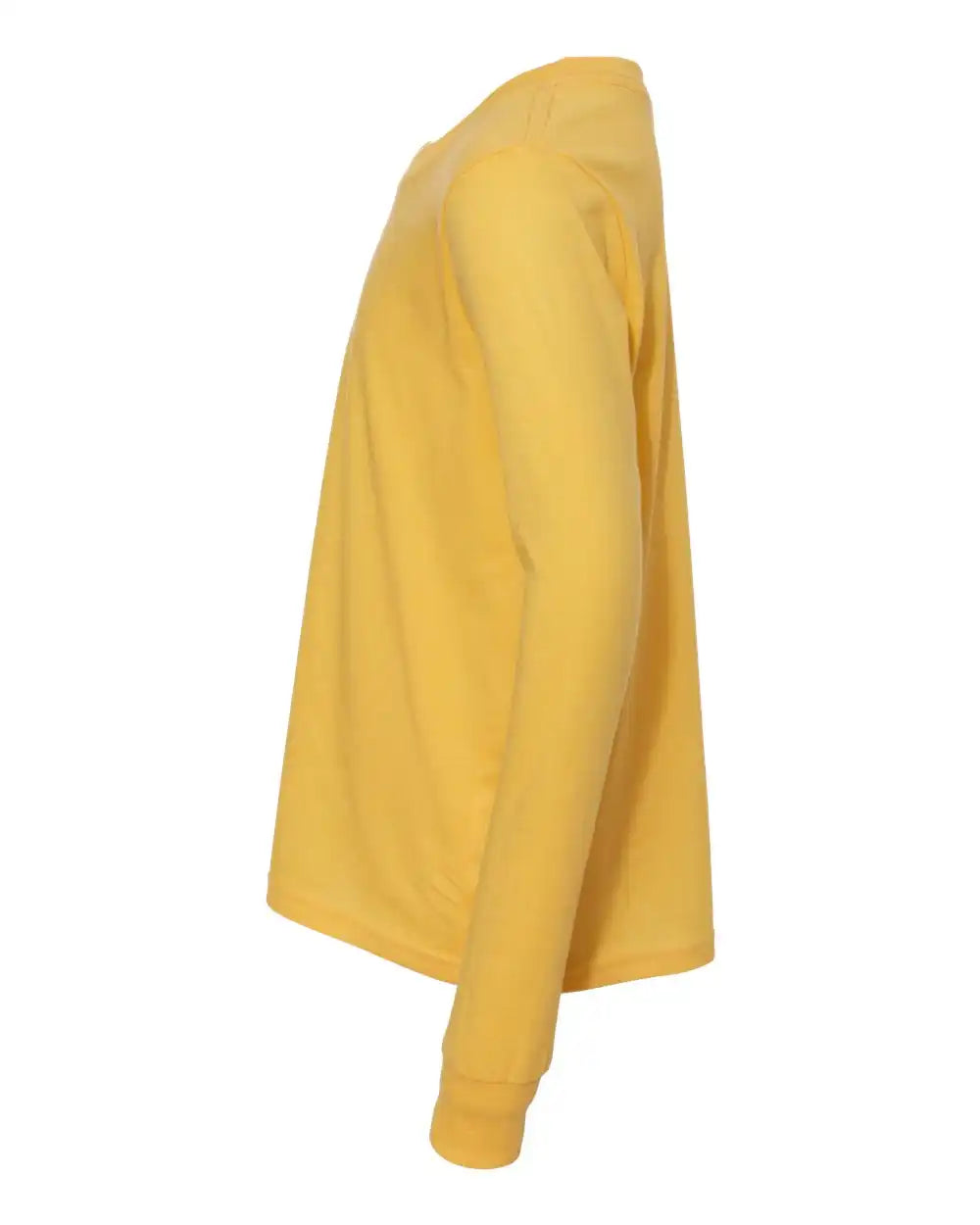 Bella + Canvas 3501ycvc Youth Heather Cvc Long Sleeve Tee - Yellow Gold