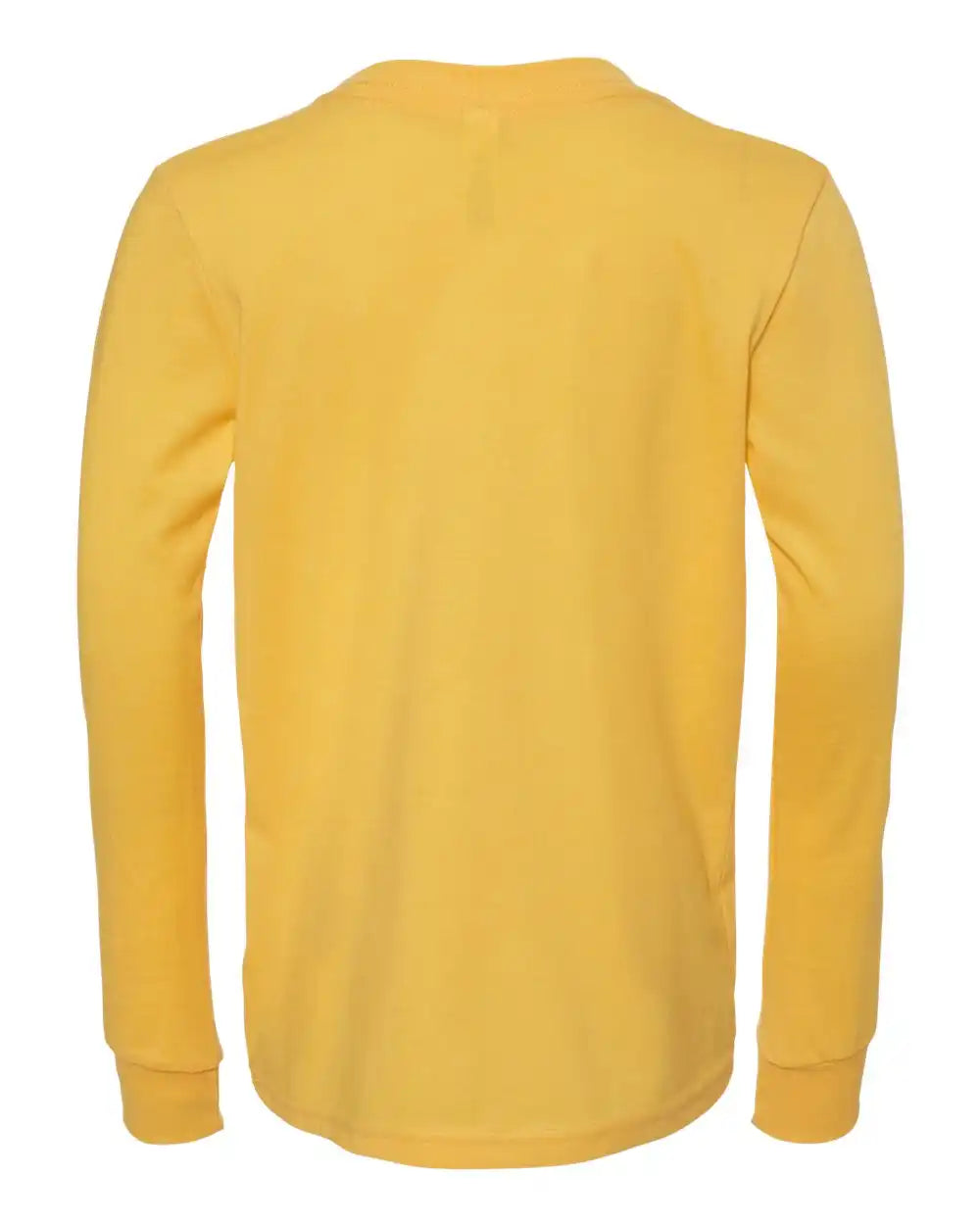 Bella + Canvas 3501ycvc Youth Heather Cvc Long Sleeve Tee - Yellow Gold - s