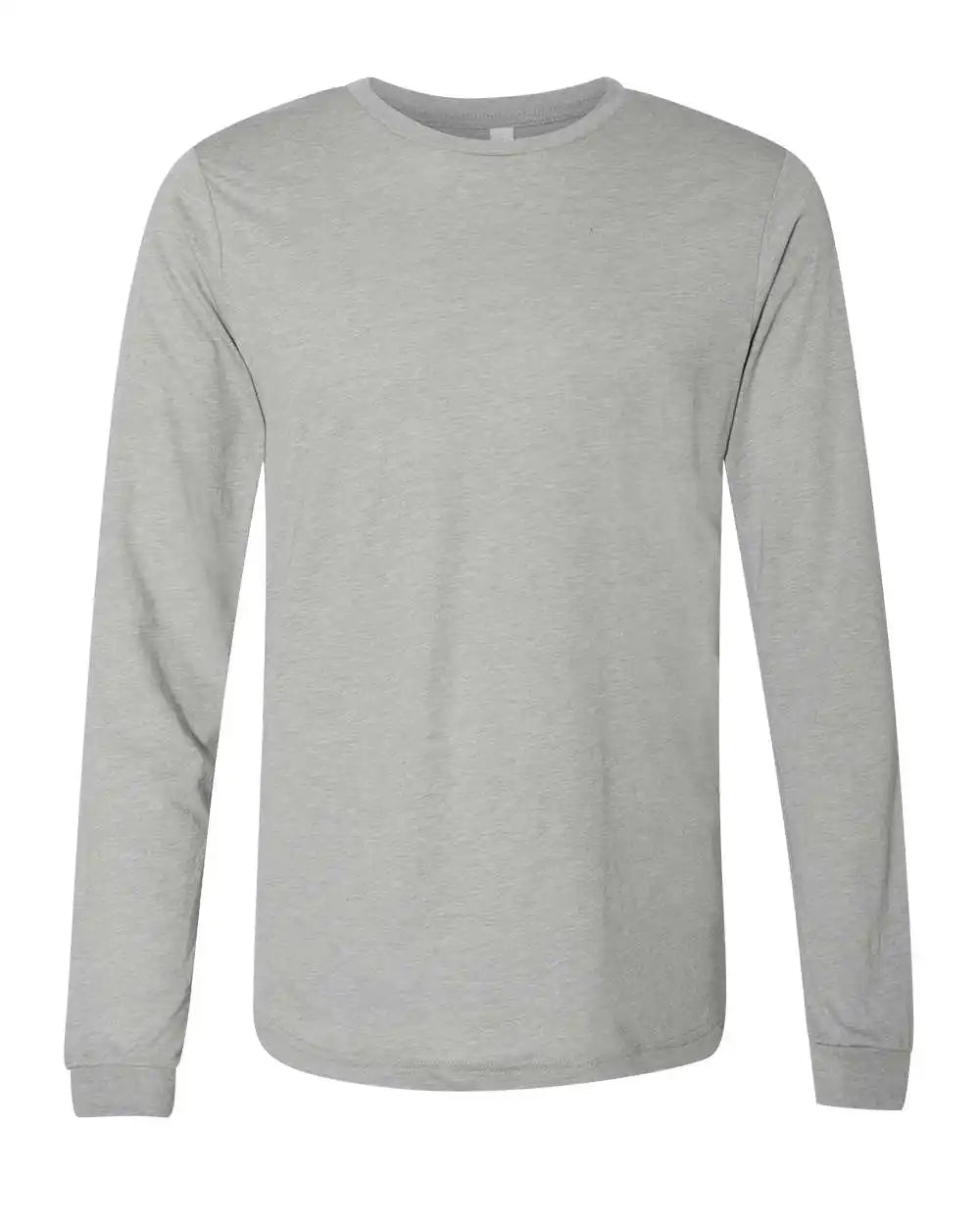 Bella + Canvas 3513 Triblend Long Sleeve Tee - Athletic Grey - Xs