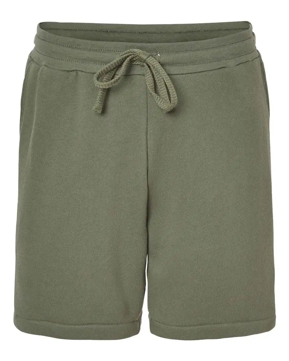 Bella + Canvas 3724 Sponge Fleece Shorts - Military Green - Xs