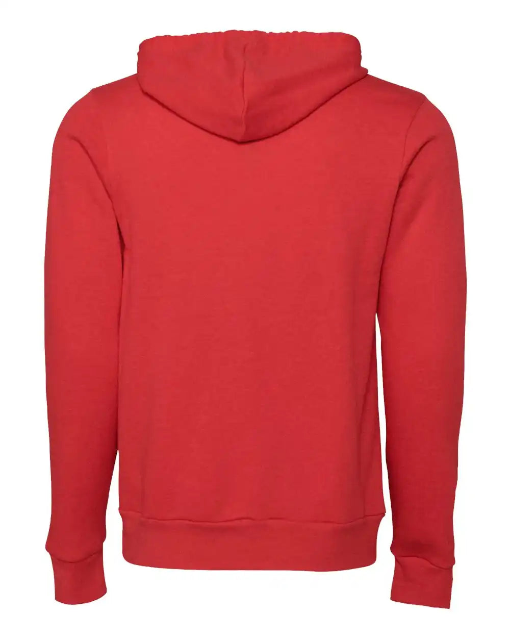 Bella + Canvas 3739 Sponge Fleece Full-zip Hoodie - Heather Red