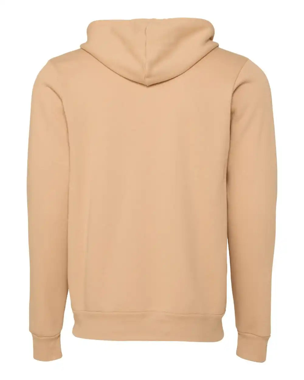 Bella + Canvas 3739 Sponge Fleece Full-zip Hoodie - Heather Sand Dune