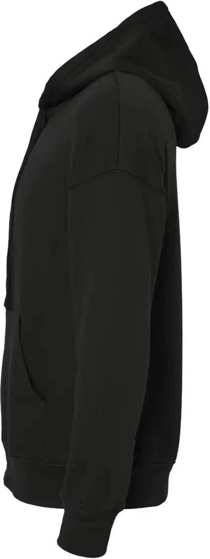 Bella + Canvas 3759 Sponge Fleece Dtm Full-zip Hoodie - Black