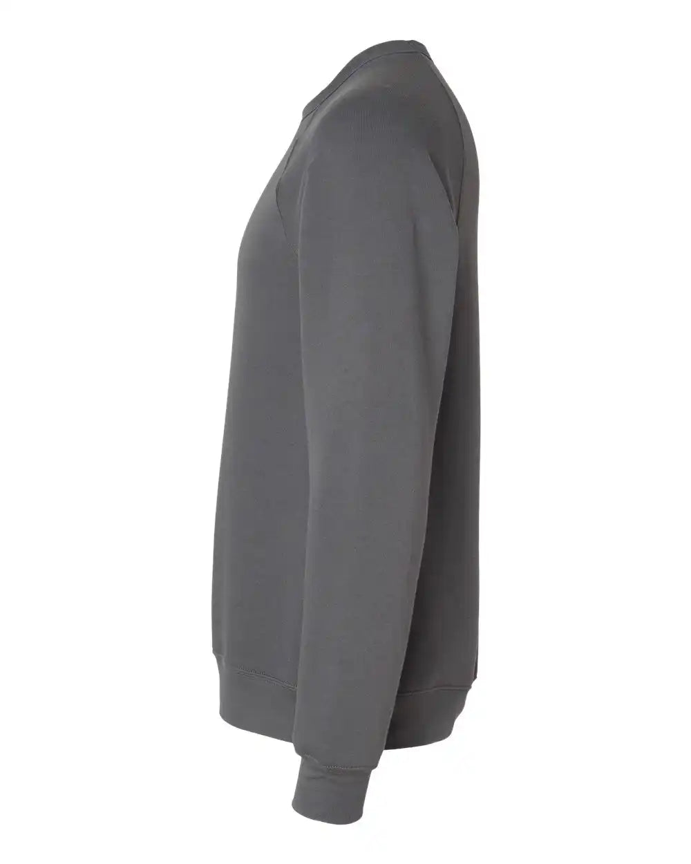 Bella + Canvas 3901 Sponge Fleece Raglan Crewneck Sweatshirt - Asphalt