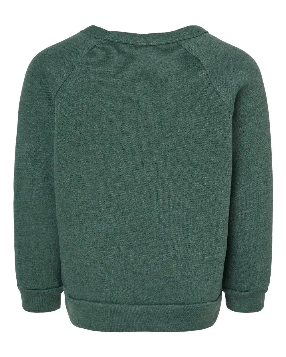 Bella + Canvas 3901t Toddler Sponge Fleece Raglan Sweatshirt - Heather Forest