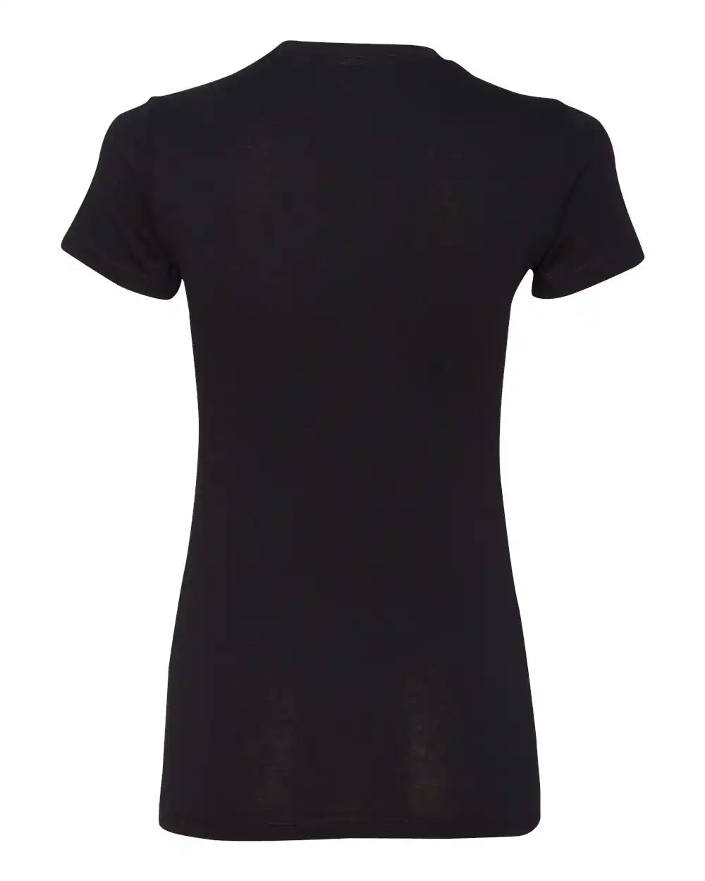 Bella + Canvas 6004 Women’s Slim Fit Tee - Solid Black Blend