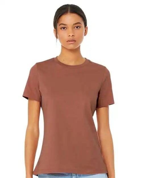 Bella + Canvas 6400 Women’s Relaxed Jersey Tee - Terracotta
