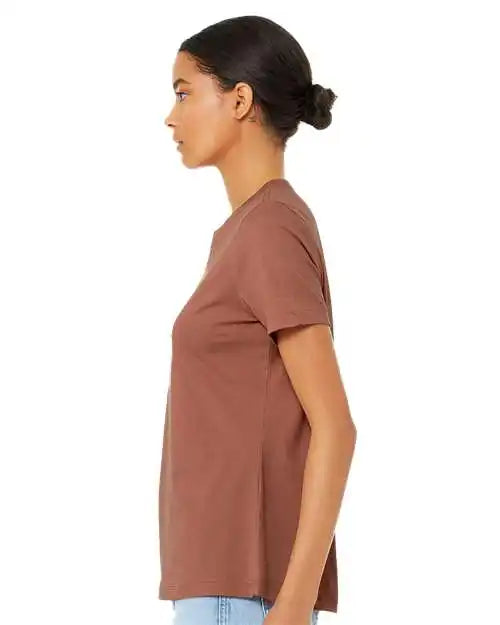 Bella + Canvas 6400 Women’s Relaxed Jersey Tee - Terracotta