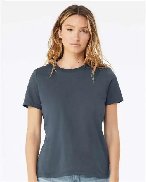 Bella + Canvas 6400 Women’s Relaxed Jersey Tee - Vintage Navy
