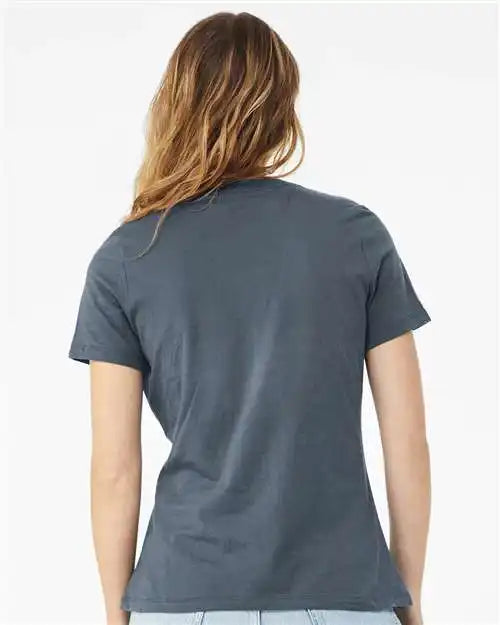 Bella + Canvas 6400 Women’s Relaxed Jersey Tee - Vintage Navy