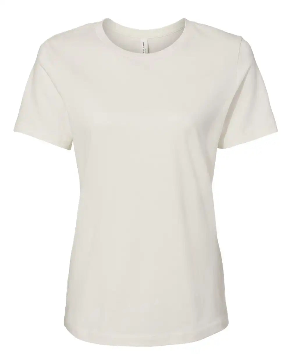 Bella + Canvas 6400 Women’s Relaxed Jersey Tee - Vintage White - s