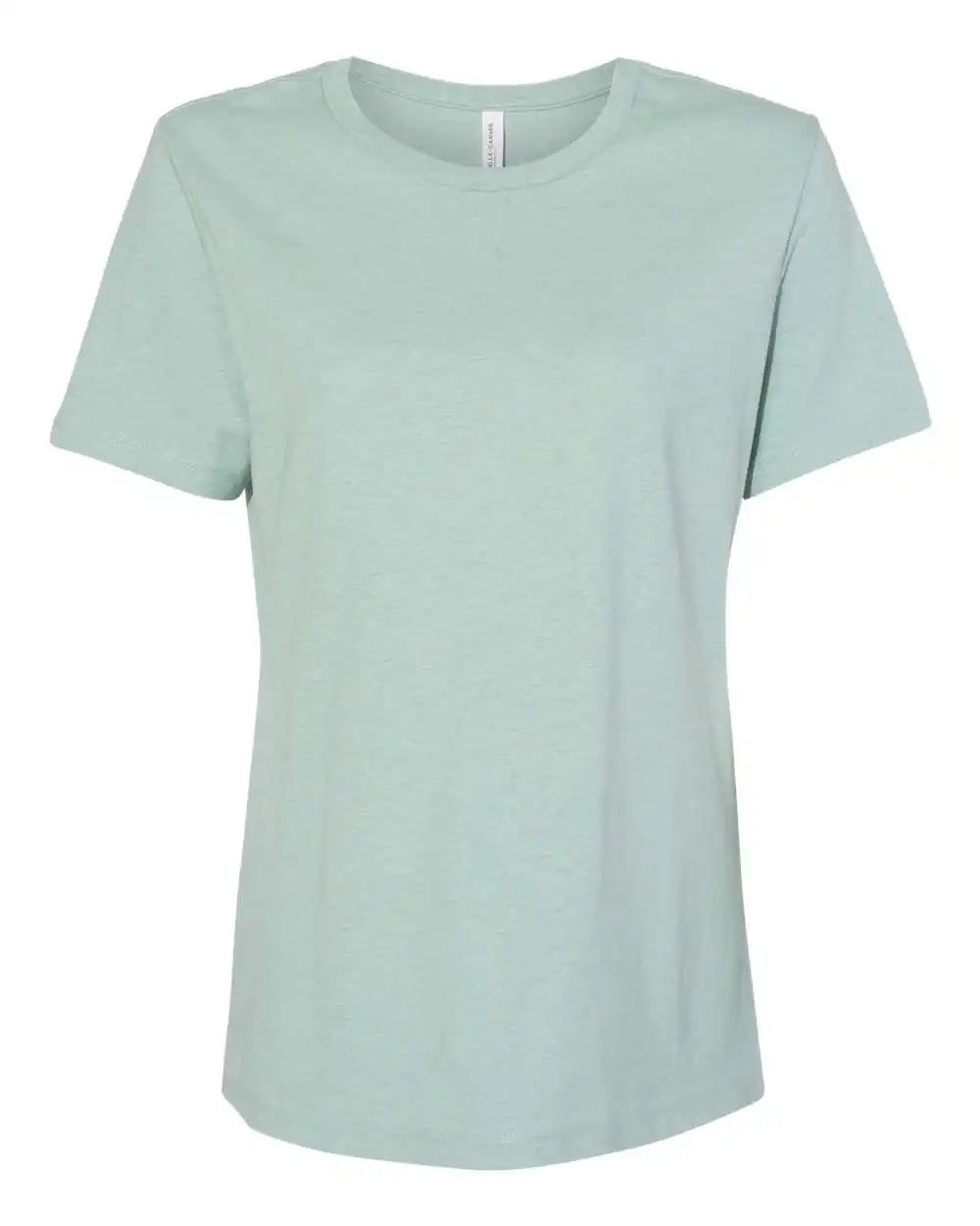 Bella + Canvas 6400cvc Women’s Relaxed Fit Heather Cvc Tee - Prism Dusty Blue - s