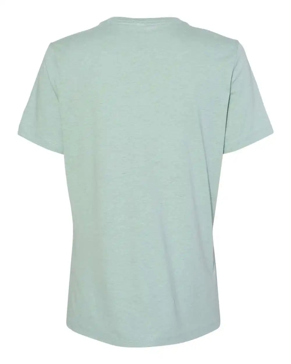 Bella + Canvas 6400cvc Women’s Relaxed Fit Heather Cvc Tee - Prism Dusty Blue