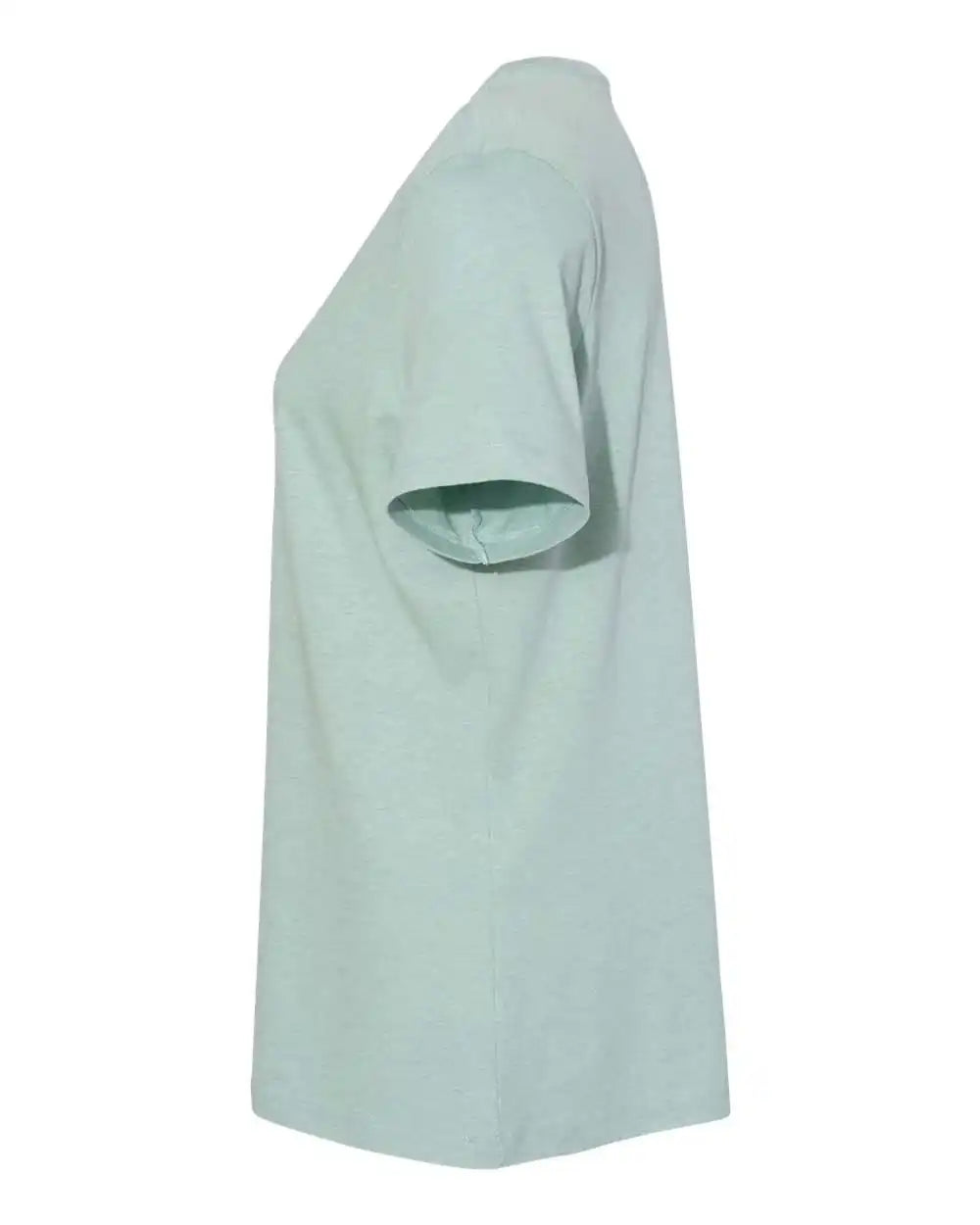 Bella + Canvas 6400cvc Women’s Relaxed Fit Heather Cvc Tee - Prism Dusty Blue