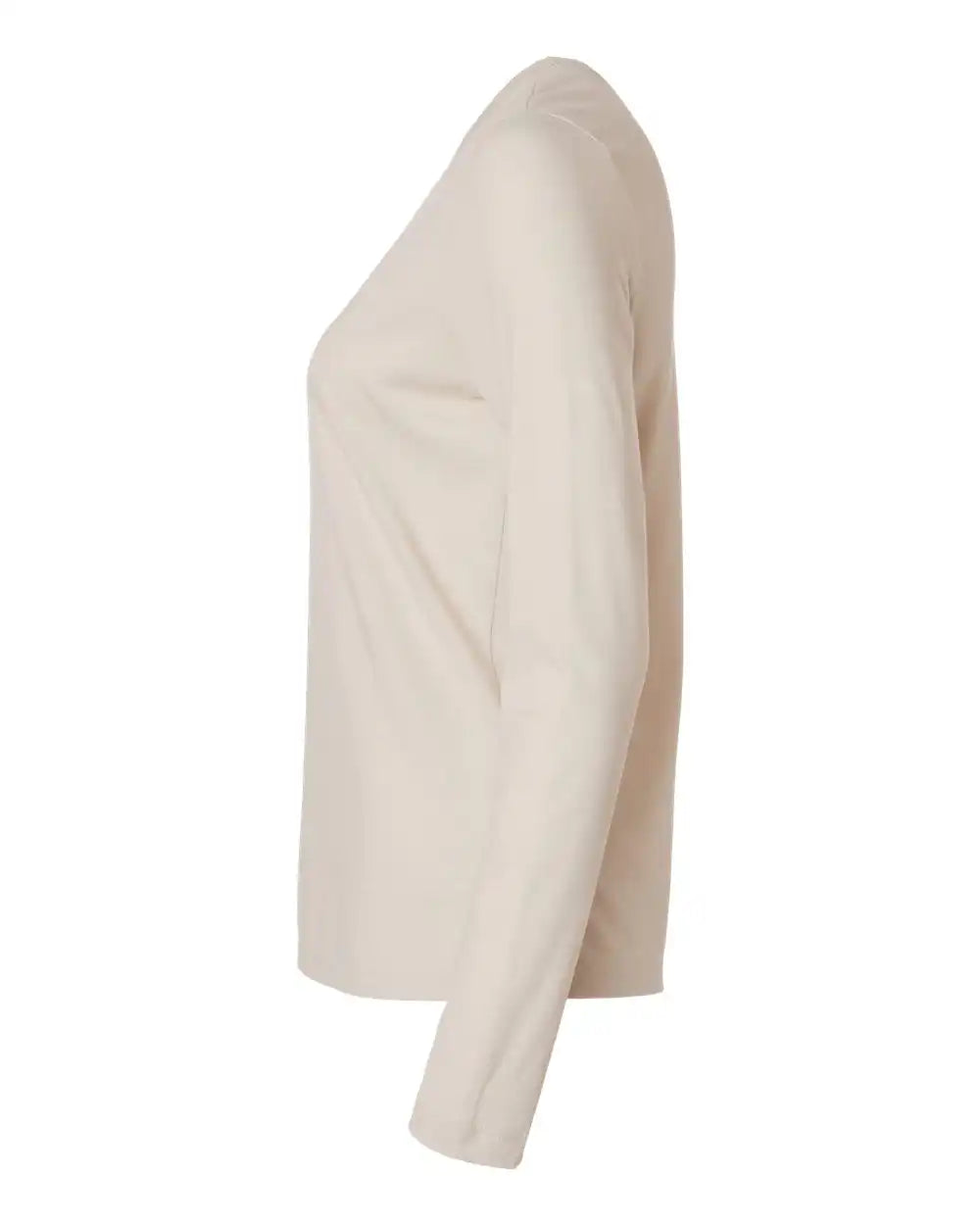 Bella + Canvas 6500 Women’s Jersey Long Sleeve Tee - Heather Dust