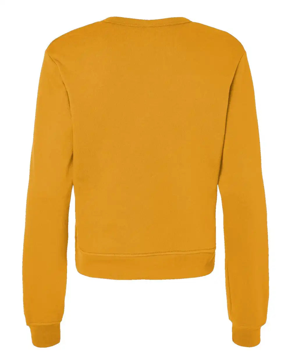 Bella + Canvas 7511 Women’s Sponge Fleece Classic Crewneck Sweatshirt - Heather Mustard