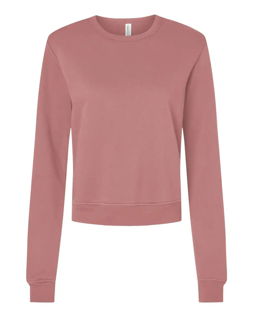 Bella + Canvas 7511 Women’s Sponge Fleece Classic Crewneck Sweatshirt - Mauve - s