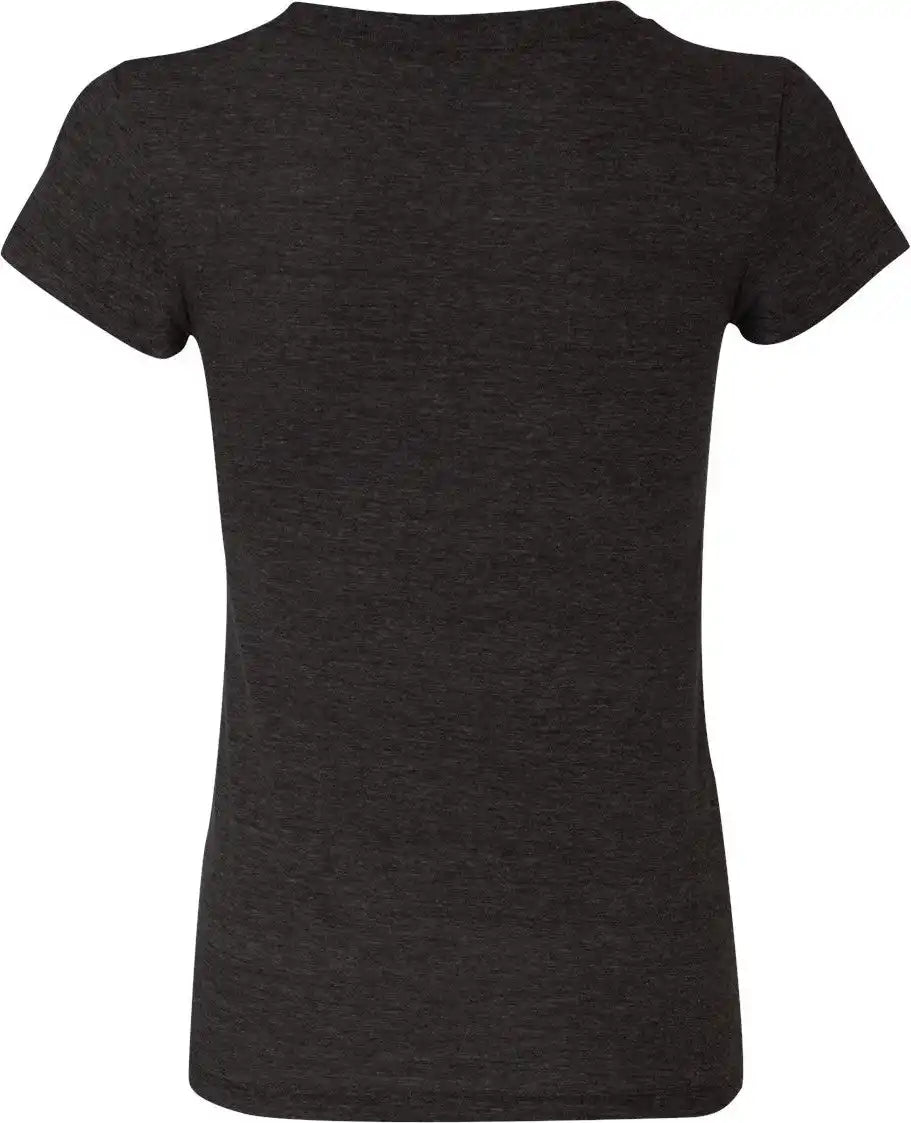 Bella + Canvas 8413 Women’s Triblend Tee - Charcoal Black